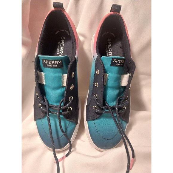 Sperry Other - Sperry Top Sider  Multicolor  Sneakers Girls Size Four Children's Super Cute